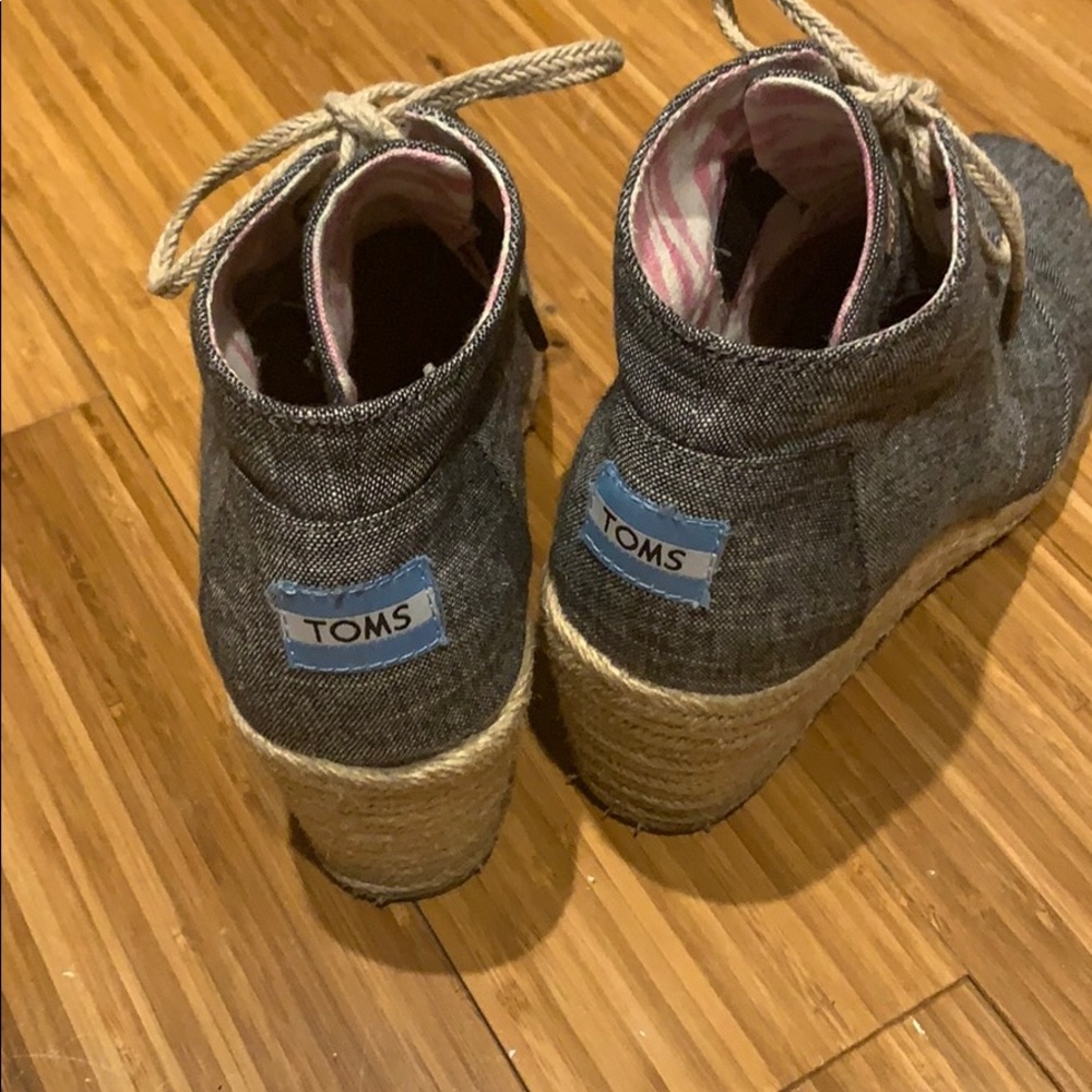 Toms wedge bootie